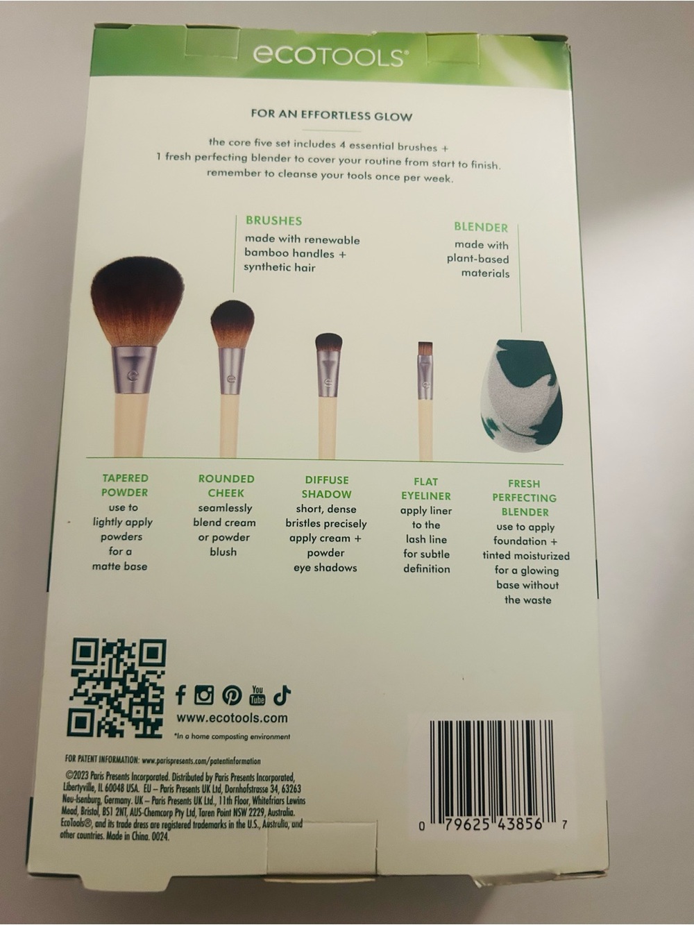 ecotools 5-Piece Makeup Brush Set NIB - Picture 5 of 5